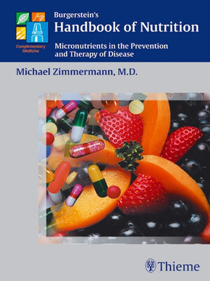 cover image of Burgerstein's Handbook of Nutrition